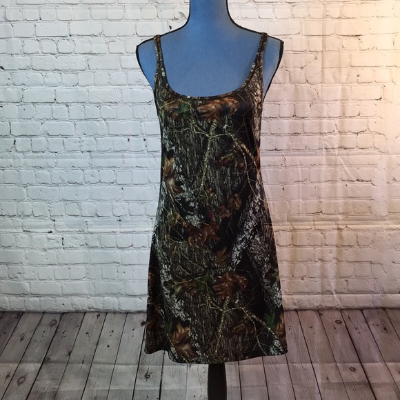 Wilderness Dreams Other - Wilderness Dreams camo coverup dress slip size Medium